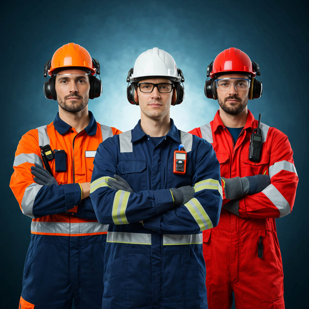 Montage of professionals wearing Sotico uniforms.